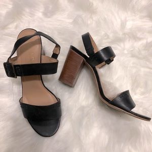 Black Strap Casual Leather Sandal